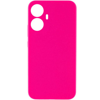 Чохол Silicone Cover Lakshmi Full Camera (AAA) для Realme 10 Pro+ Рожевий / Barbie pink - Інтернет-магазин спільних покупок ToGether