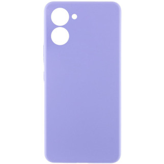 Чохол Silicone Cover Lakshmi Full Camera (AAA) для Realme C33 Бузковий / Dasheen - Інтернет-магазин спільних покупок ToGether