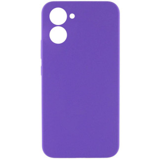 Чохол Silicone Cover Lakshmi Full Camera (AAA) для Realme C33 Фіолетовий / Amethyst - Інтернет-магазин спільних покупок ToGether