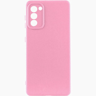 Чохол Silicone Cover Lakshmi Full Camera (AAA) для Samsung Galaxy S20 FE Рожевий / Light pink - Інтернет-магазин спільних покупок ToGether