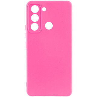 Чохол Silicone Cover Lakshmi Full Camera (AAA) для TECNO Pop 5 LTE Рожевий / Barbie pink - Інтернет-магазин спільних покупок ToGether