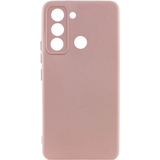 Чохол Silicone Cover Lakshmi Full Camera (AAA) для TECNO Spark 8C Рожевий / Pink Sand - Інтернет-магазин спільних покупок ToGether