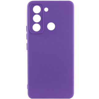 Чохол Silicone Cover Lakshmi Full Camera (AAA) для TECNO Spark 8C Фіолетовий / Amethyst - Інтернет-магазин спільних покупок ToGether