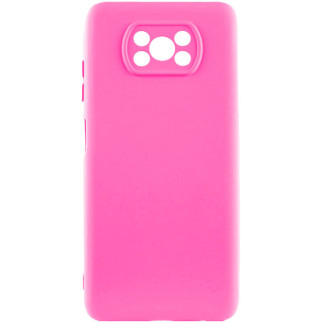 Чохол Silicone Cover Lakshmi Full Camera (AAA) для Xiaomi Poco X3 NFC / Poco X3 Pro Рожевий / Barbie pink - Інтернет-магазин спільних покупок ToGether