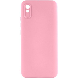 Чохол Silicone Cover Lakshmi Full Camera (AAA) для Xiaomi Redmi 9A Рожевий / Light pink - Інтернет-магазин спільних покупок ToGether
