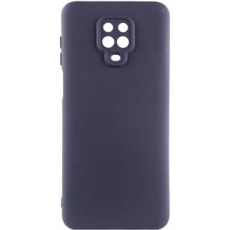 Чохол Silicone Cover Lakshmi Full Camera (AAA) для Xiaomi Redmi Note 9s / Note 9 Pro /Note 9 Pro Max Сірий / Dark Gray - Інтернет-магазин спільних покупок ToGether