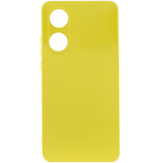 Чохол Silicone Cover Lakshmi Full Camera (AAA) для Oppo A78 4G Жовтий / Yellow - Інтернет-магазин спільних покупок ToGether