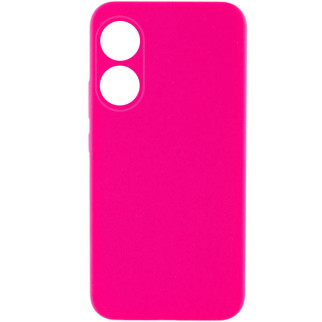 Чохол Silicone Cover Lakshmi Full Camera (AAA) для Oppo A78 4G Рожевий / Barbie pink - Інтернет-магазин спільних покупок ToGether