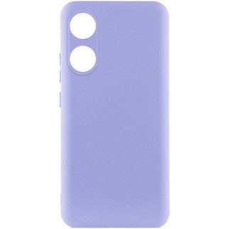 Чохол Silicone Cover Lakshmi Full Camera (AAA) для Oppo A78 4G Бузковий / Dasheen - Інтернет-магазин спільних покупок ToGether