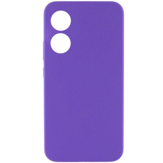 Чохол Silicone Cover Lakshmi Full Camera (AAA) для Oppo A78 4G Фіолетовий / Amethyst - Інтернет-магазин спільних покупок ToGether