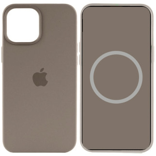 Чохол Silicone case (AAA) full with Magsafe and Animation для Apple iPhone 15 Plus (6.7") Коричневий / Clay - Інтернет-магазин спільних покупок ToGether