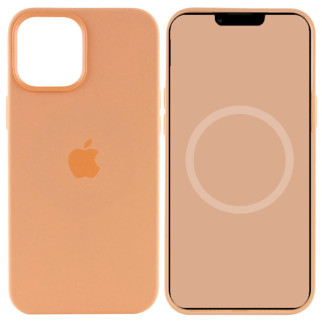 Чохол Silicone case (AAA) full with Magsafe and Animation для Apple iPhone 15 Pro Max (6.7") Помаранчевий / Orange Sorbet - Інтернет-магазин спільних покупок ToGether