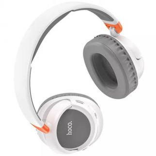 Накладні бездротові навушники Hoco W43 Adventure White - Інтернет-магазин спільних покупок ToGether