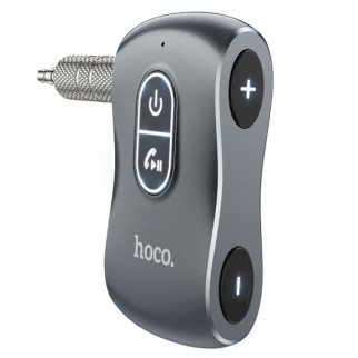 Bluetooth аудіо ресивер Hoco E73 Tour Car Metal gray - Інтернет-магазин спільних покупок ToGether