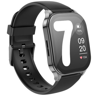 Смарт-годинник Hoco Smart Watch Y19 Amoled Smart sports watch (call version) Bright metal gray - Інтернет-магазин спільних покупок ToGether