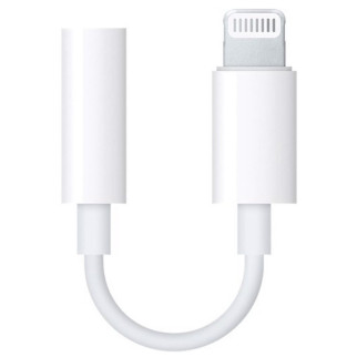 Перехідник Lightning to 3.5 mm Jack Audio Adapter for Apple (AAA) (box) White - Інтернет-магазин спільних покупок ToGether
