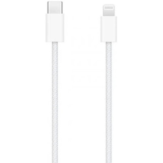 Дата кабель USB-C to Lightning FineWoven Mac PD for Apple (AAA) (1m) (no box) White - Інтернет-магазин спільних покупок ToGether