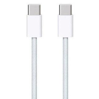 Дата кабель USB-C to USB-C FineWoven for Apple (AAA) (1m) (no box) White - Інтернет-магазин спільних покупок ToGether