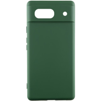 Чохол Silicone Cover Lakshmi (A) для Google Pixel 7a Зелений / Dark green - Інтернет-магазин спільних покупок ToGether