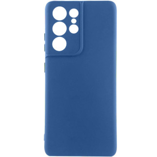 Чохол Silicone Cover Lakshmi Full Camera (A) для Samsung Galaxy S24 Ultra Синій / Navy Blue - Інтернет-магазин спільних покупок ToGether