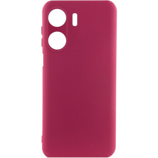 Чохол Silicone Cover Lakshmi Full Camera (A) для Xiaomi Redmi 13C / Poco C65 Бордовий / Marsala - Інтернет-магазин спільних покупок ToGether