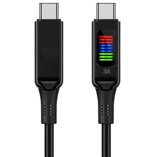 Дата кабель Acefast C7-03 USB-C to USB-C zinc alloy (1.2m) Black - Інтернет-магазин спільних покупок ToGether