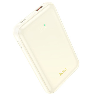 Портативний зарядний пристрій Power Bank Hoco Q21 Great 22.5W+PD20W 10000 mAh Milky White - Інтернет-магазин спільних покупок ToGether