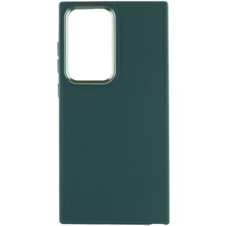 TPU чохол Bonbon Metal Style для Samsung Galaxy S24 Ultra Зелений / Pine green - Інтернет-магазин спільних покупок ToGether