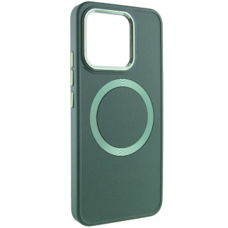 TPU чохол Bonbon Metal Style with MagSafe для Xiaomi 14 Зелений / Army Green - Інтернет-магазин спільних покупок ToGether