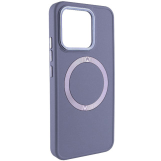 TPU чохол Bonbon Metal Style with MagSafe для Xiaomi 14 Сірий / Lavender - Інтернет-магазин спільних покупок ToGether