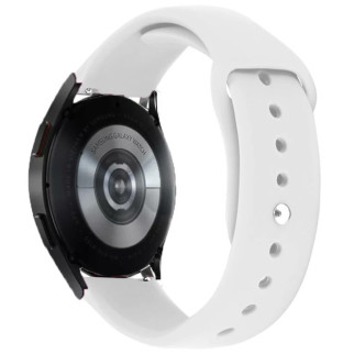 Силіконовий ремінець Sport для Smart Watch 20mm Білий / White - Інтернет-магазин спільних покупок ToGether