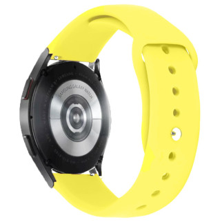 Силіконовий ремінець Sport для Smart Watch 20mm Жовтий / Bright Yellow - Інтернет-магазин спільних покупок ToGether