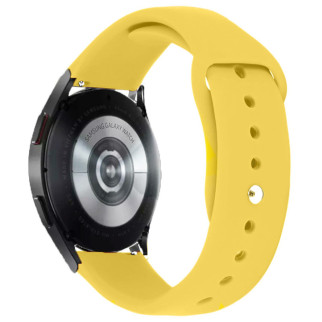 Силіконовий ремінець Sport для Smart Watch 20mm Жовтий / Yellow - Інтернет-магазин спільних покупок ToGether