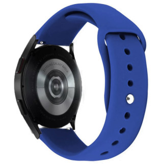 Силіконовий ремінець Sport для Smart Watch 20mm Синій / Shiny blue - Інтернет-магазин спільних покупок ToGether