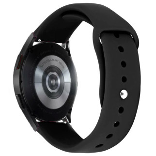 Силіконовий ремінець Sport для Smart Watch 20mm Чорний / Black - Інтернет-магазин спільних покупок ToGether