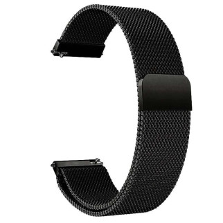 Ремінець Milanese Loop для Smart Watch 22mm Black - Інтернет-магазин спільних покупок ToGether