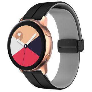 Силіконовий ремінець Classy для Smart Watch 20mm Black / Grey - Інтернет-магазин спільних покупок ToGether