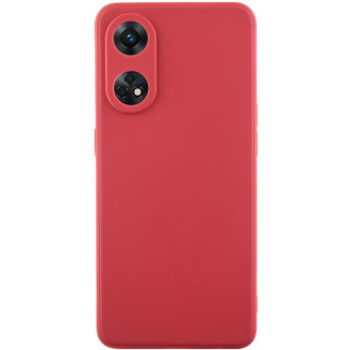 Силіконовий чохол Candy Full Camera для Oppo Reno 8 T 4G Червоний / Camellia - Інтернет-магазин спільних покупок ToGether