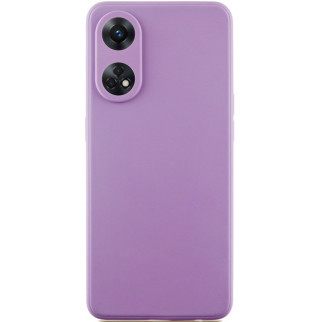 Силіконовий чохол Candy Full Camera для Oppo Reno 8 T 4G Бузковий / Dasheen - Інтернет-магазин спільних покупок ToGether