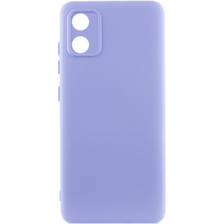 Чохол Silicone Cover Lakshmi Full Camera (A) для Motorola Moto E13 Бузковий / Dasheen - Інтернет-магазин спільних покупок ToGether