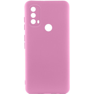 Чохол Silicone Cover Lakshmi Full Camera (A) для Motorola Moto E40 Рожевий / Pink - Інтернет-магазин спільних покупок ToGether