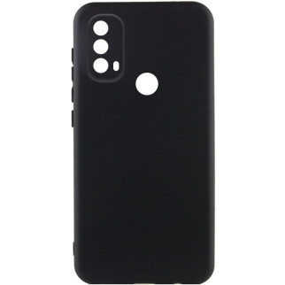 Чохол Silicone Cover Lakshmi Full Camera (A) для Motorola Moto E40 Чорний / Black - Інтернет-магазин спільних покупок ToGether
