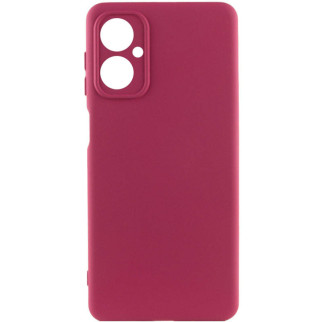 Чохол Silicone Cover Lakshmi Full Camera (A) для Motorola Moto G14 Бордовий / Marsala - Інтернет-магазин спільних покупок ToGether