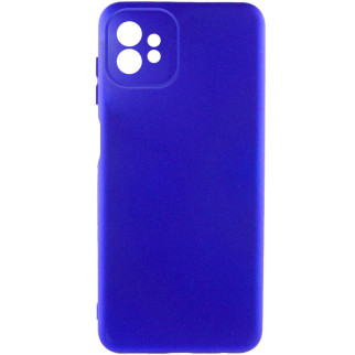 Чохол Silicone Cover Lakshmi Full Camera (A) для Motorola Moto G32 Синій / Iris - Інтернет-магазин спільних покупок ToGether