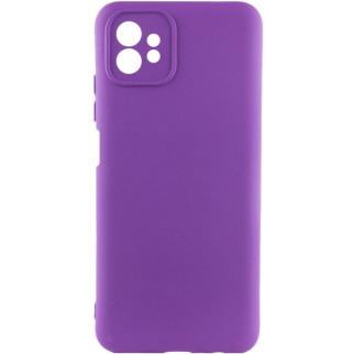 Чохол Silicone Cover Lakshmi Full Camera (A) для Motorola Moto G32 Фіолетовий / Purple - Інтернет-магазин спільних покупок ToGether