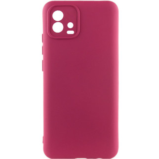 Чохол Silicone Cover Lakshmi Full Camera (A) для Motorola Moto G72 Бордовий / Marsala - Інтернет-магазин спільних покупок ToGether