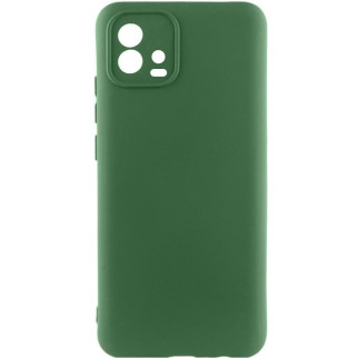 Чохол Silicone Cover Lakshmi Full Camera (A) для Motorola Moto G72 Зелений / Dark green - Інтернет-магазин спільних покупок ToGether
