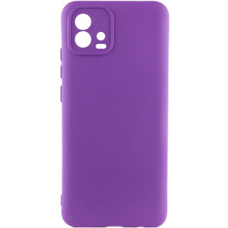 Чохол Silicone Cover Lakshmi Full Camera (A) для Motorola Moto G72 Фіолетовий / Purple - Інтернет-магазин спільних покупок ToGether