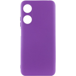 Чохол Silicone Cover Lakshmi Full Camera (A) для Oppo A38 / A18 Фіолетовий / Purple - Інтернет-магазин спільних покупок ToGether