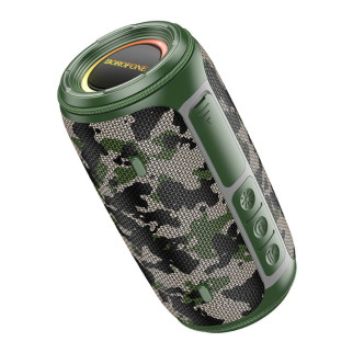 Bluetooth Колонка Borofone BR38 Free-flowing sports Camouflage Green - Інтернет-магазин спільних покупок ToGether